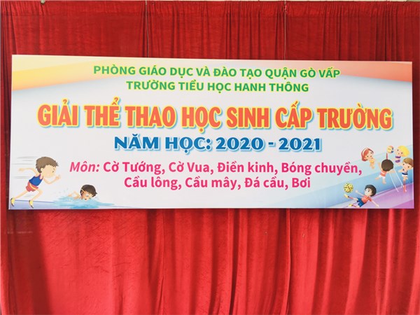 Giải thể thao học sinh cấp trường NH 2020-2021